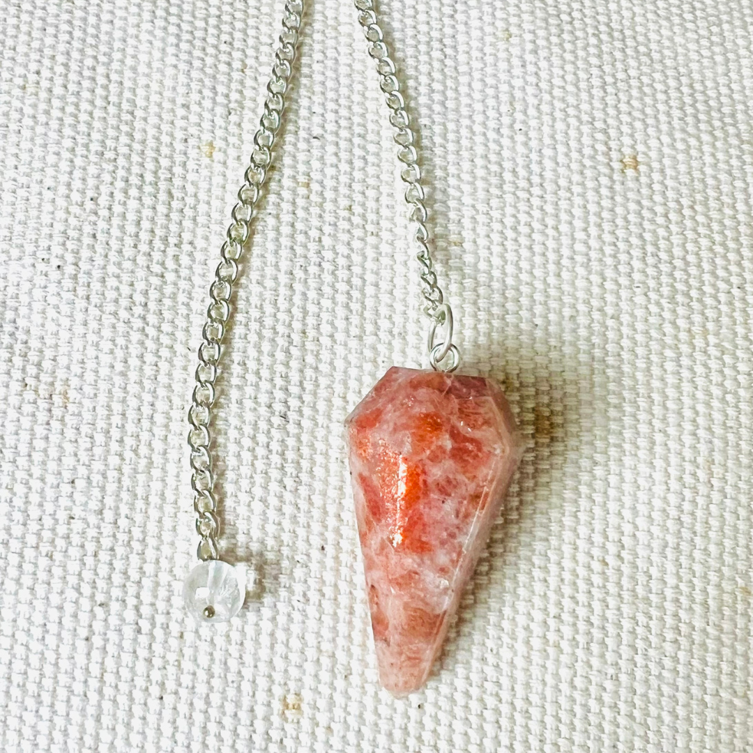 Pendule Hexagonal en Pierre de Soleil 3