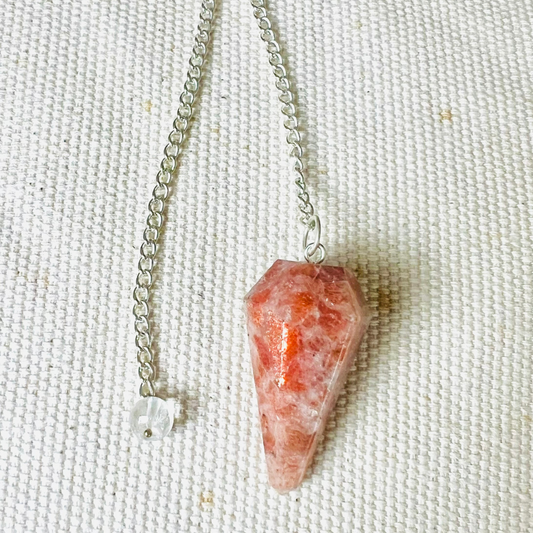 Pendule Hexagonal en Pierre de Soleil 3